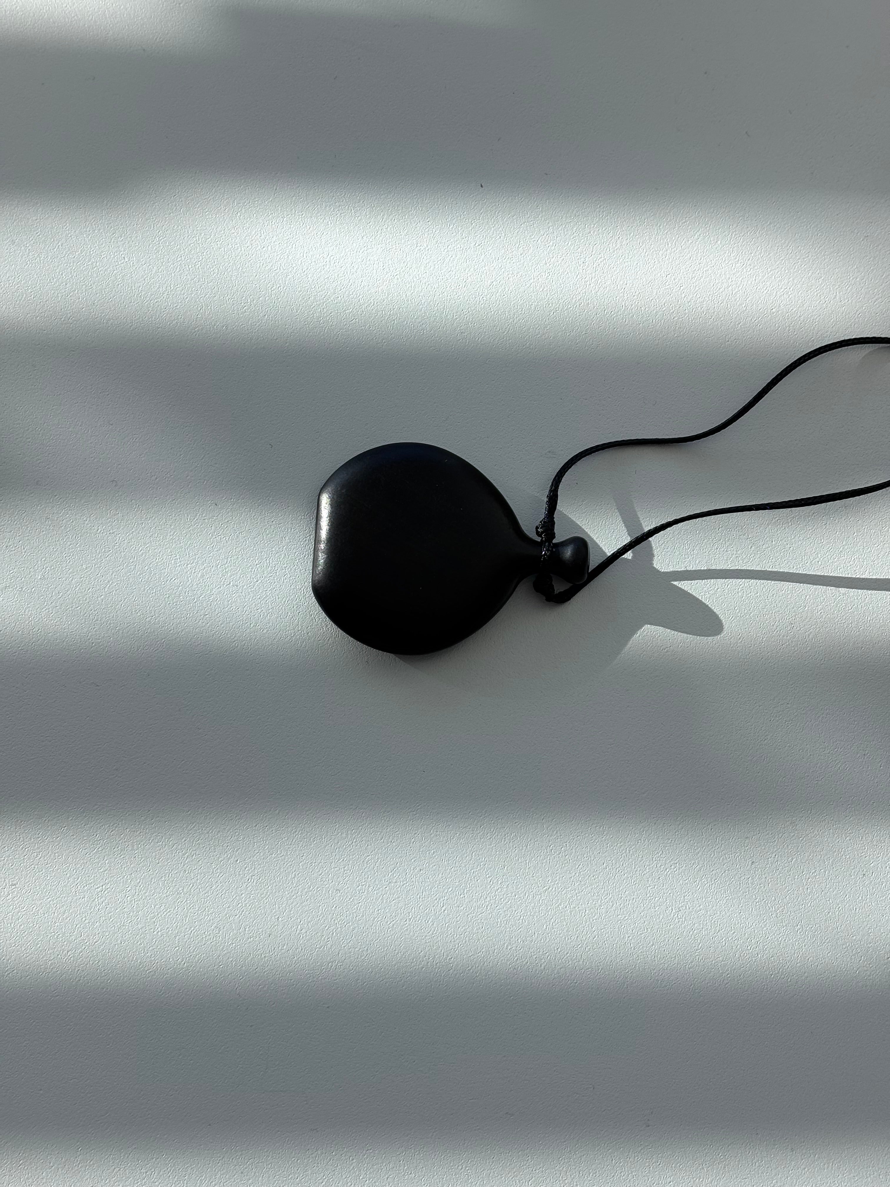 Wooden Bottle Pendant Necklace