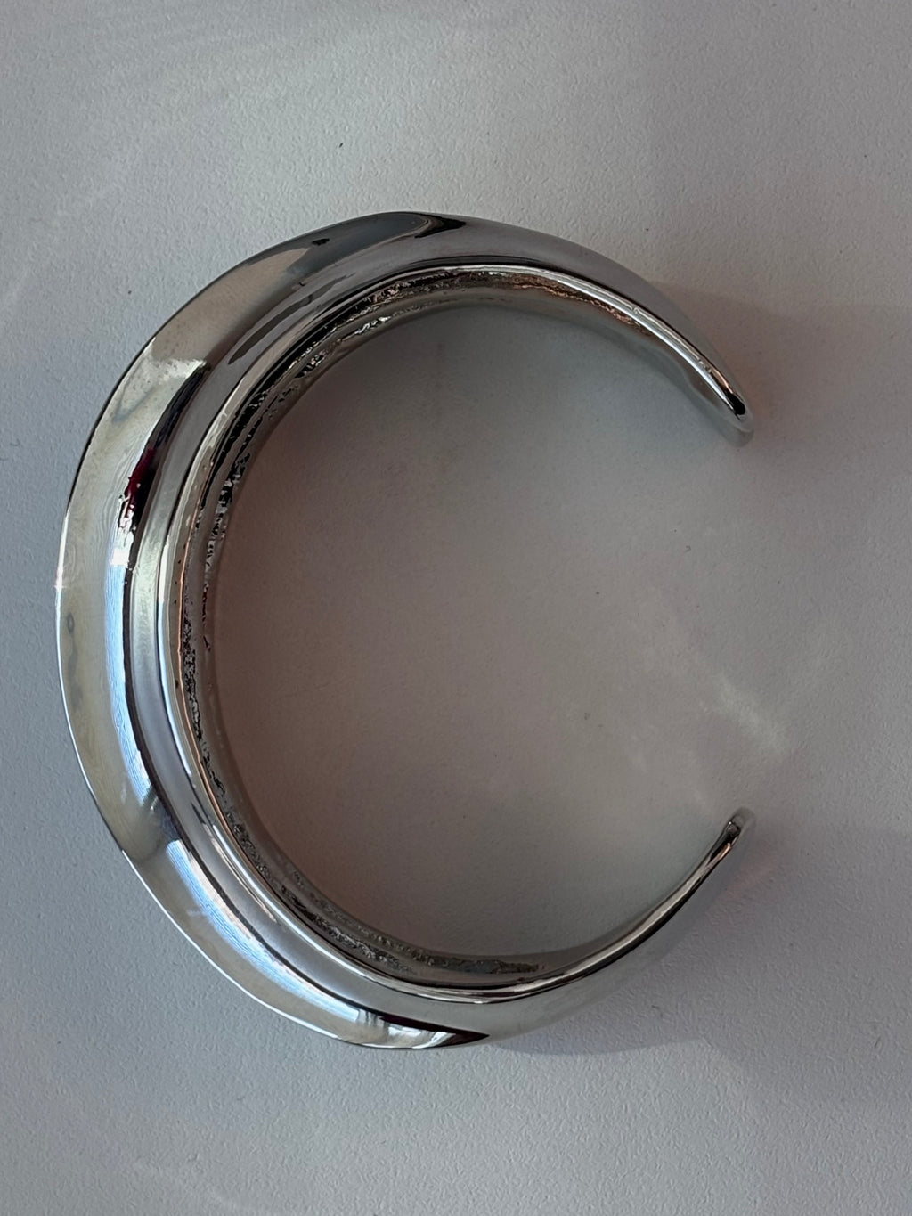 Wide Sculpted Cuff Bracelet