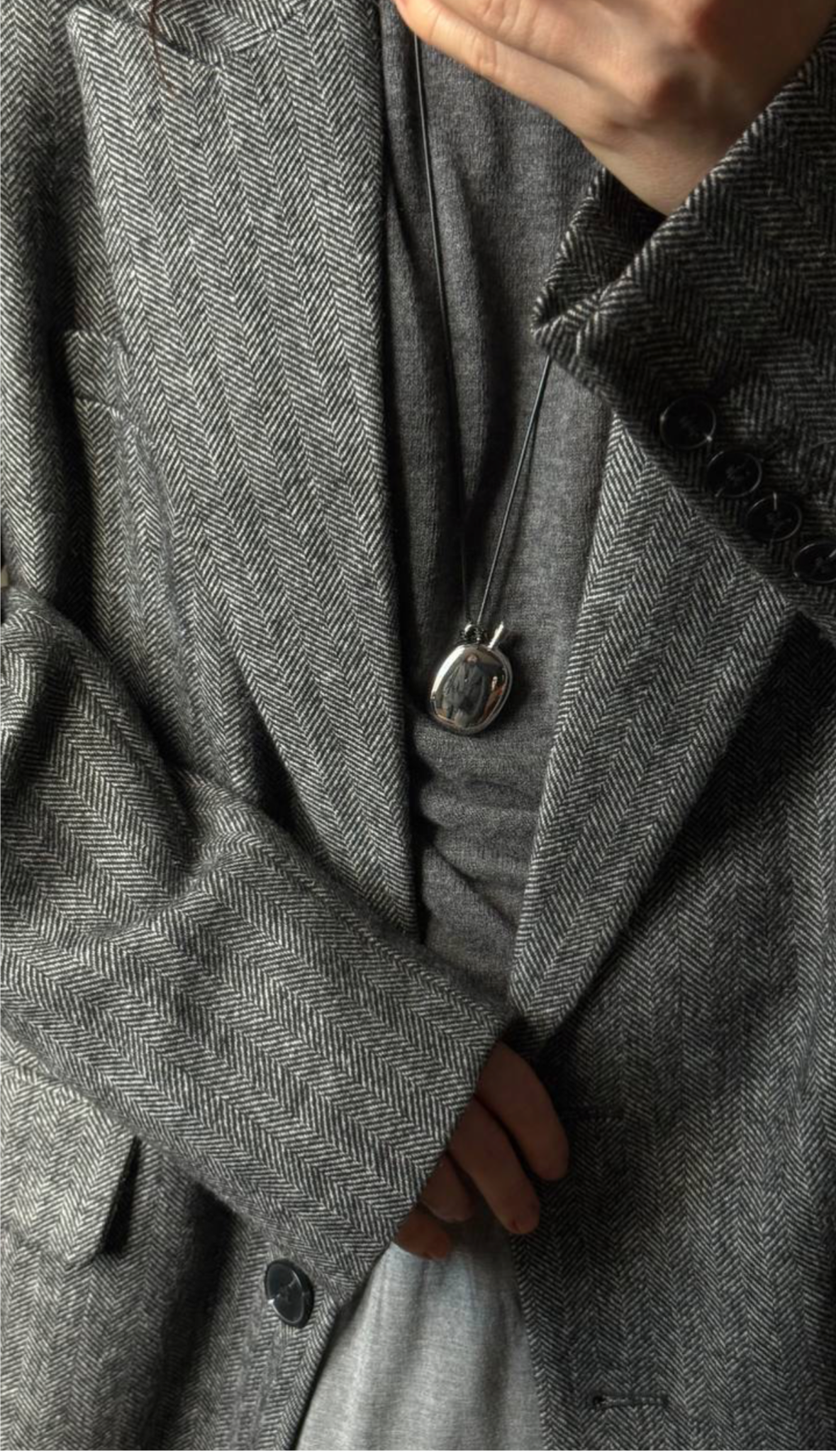 Pocket Perfume Bottle Pendant Necklace