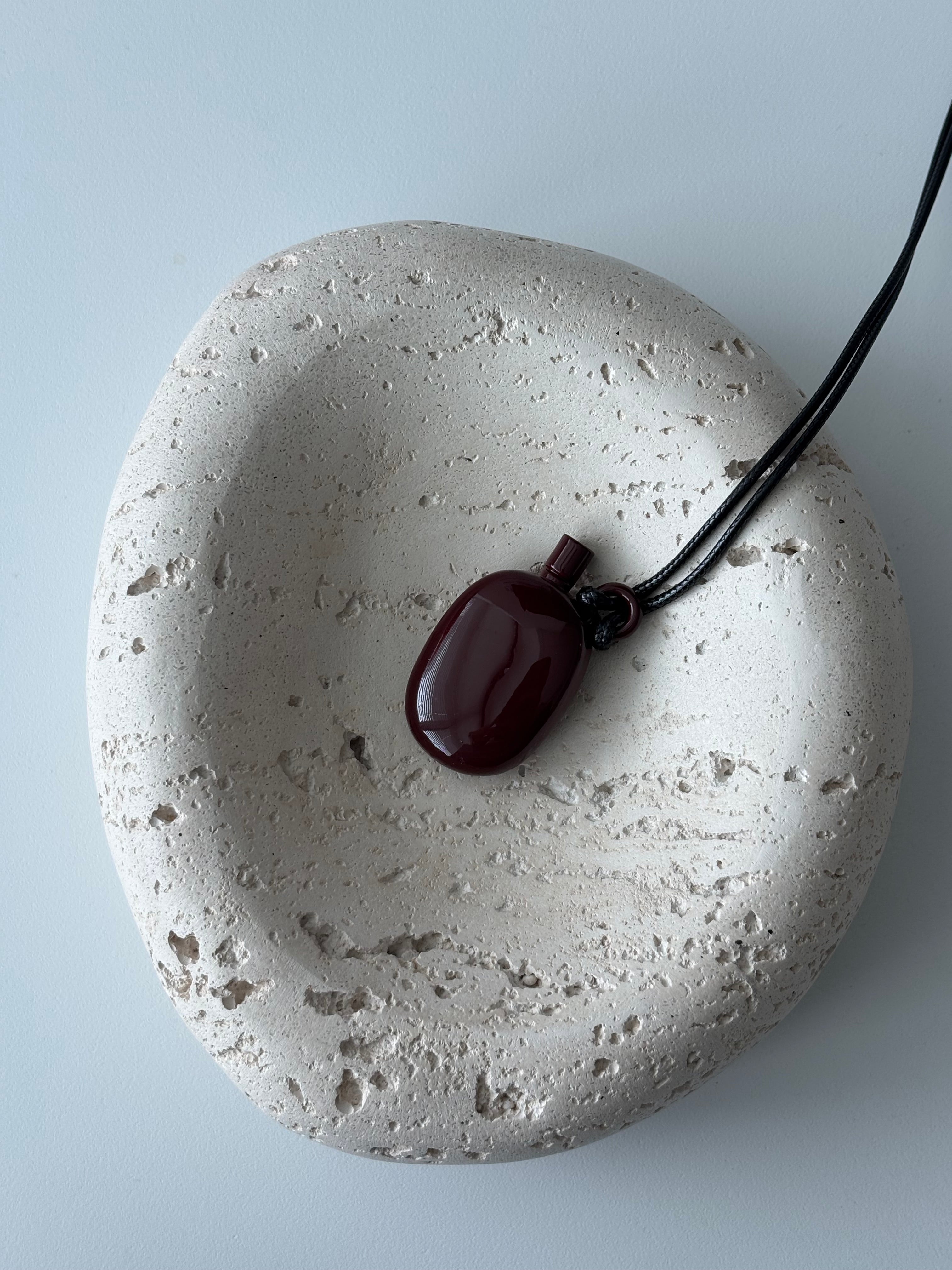 Pocket Perfume Bottle Pendant Necklace