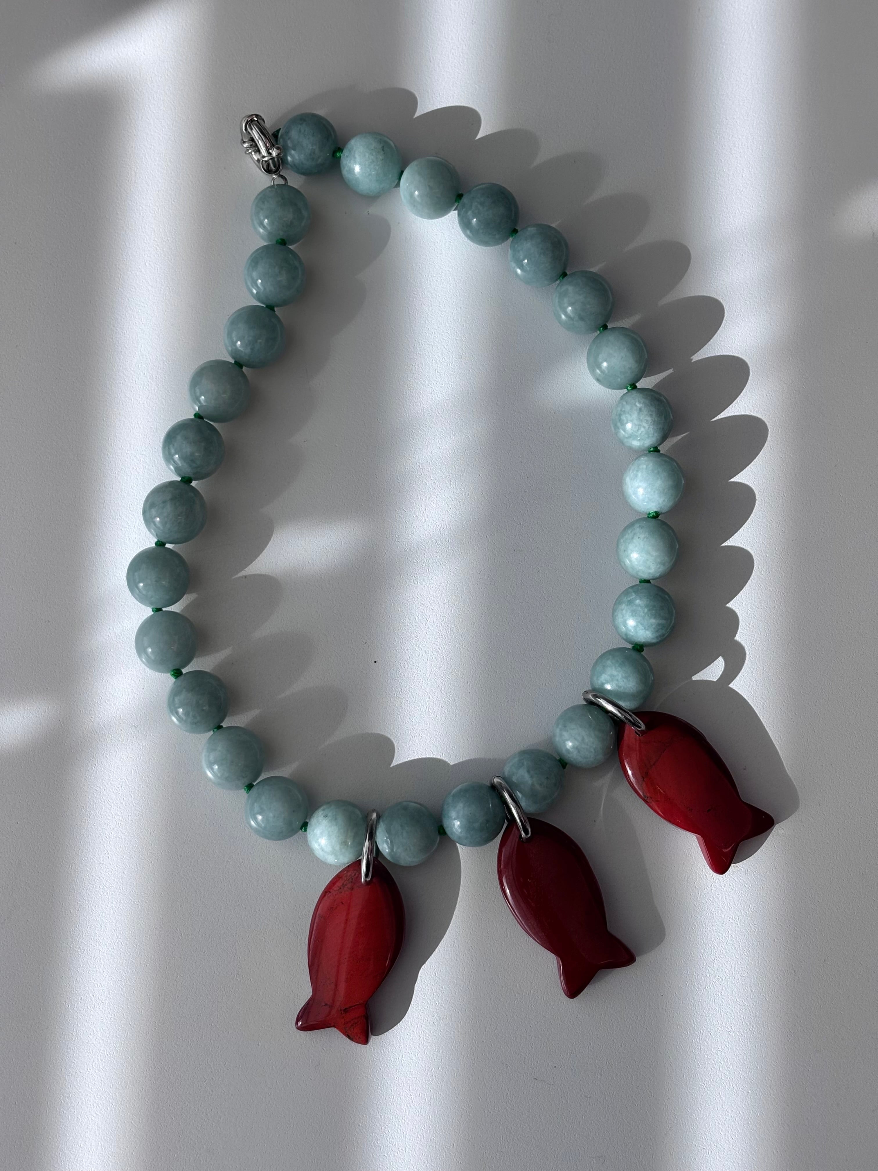Jade Fish Necklace