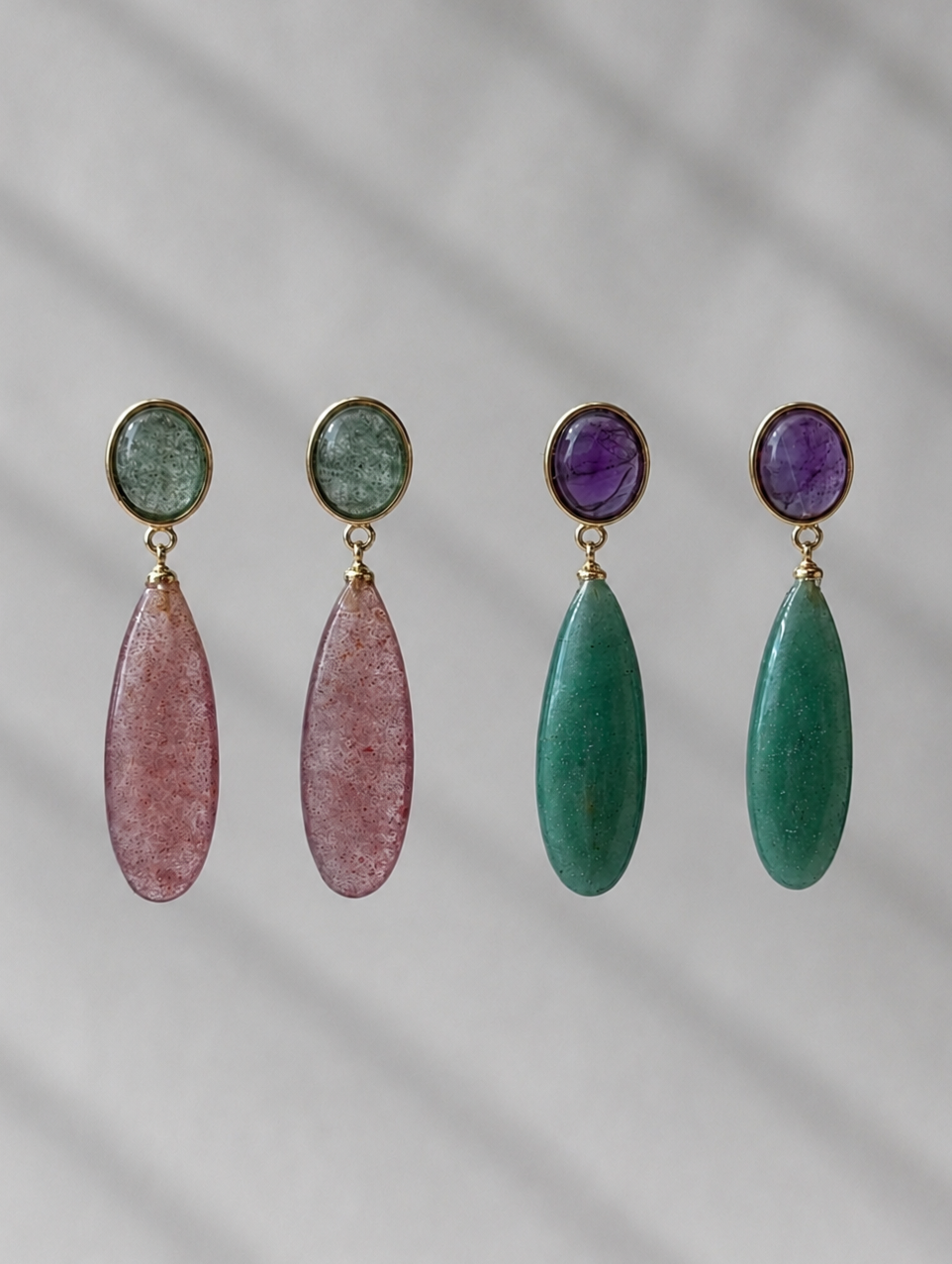 Two tone teardrops