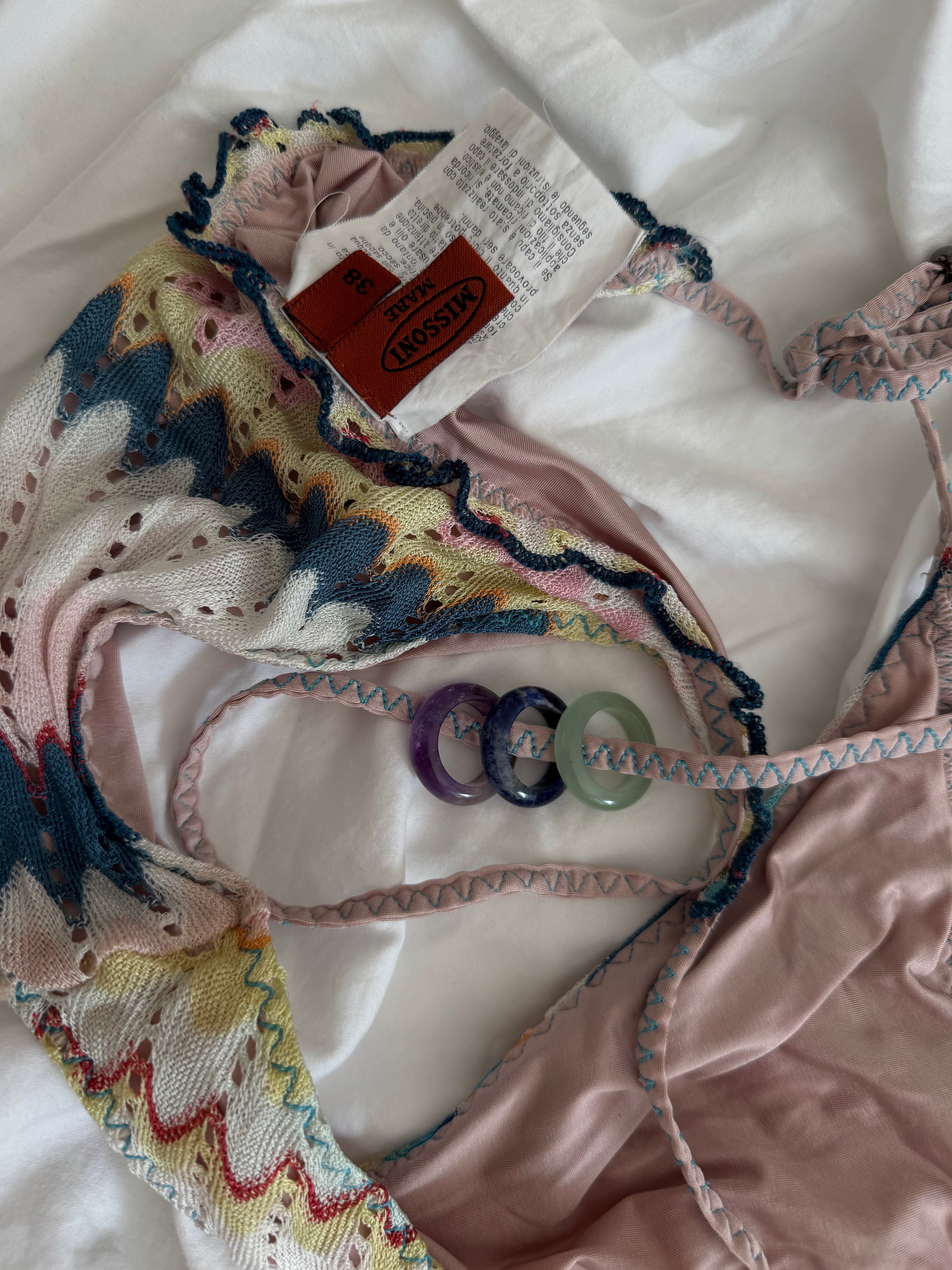 Stone Trilogy Stack Sodalite Amethyst Aventurine Ring Set Of 3 Rings