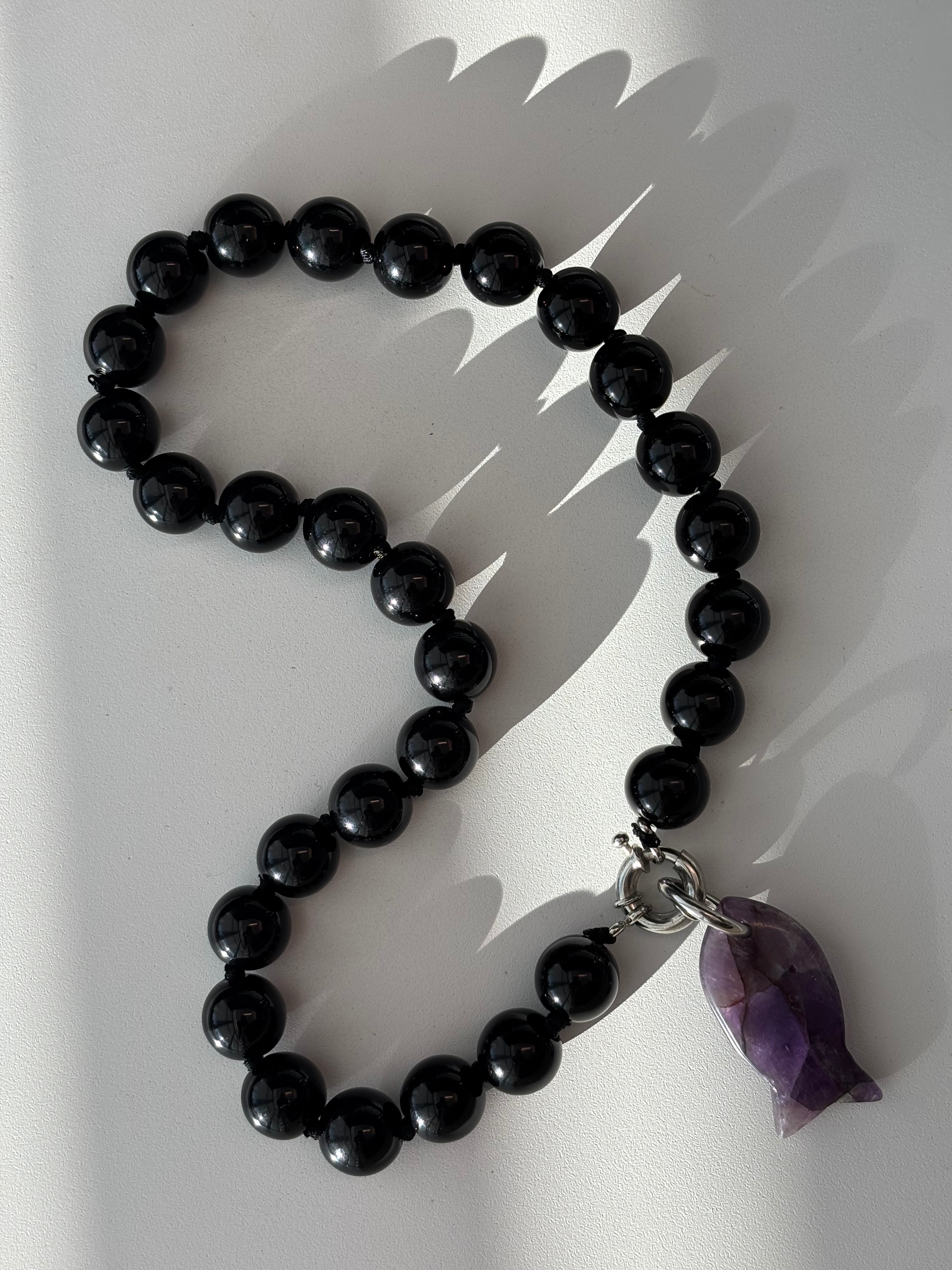 Black Agate Necklace