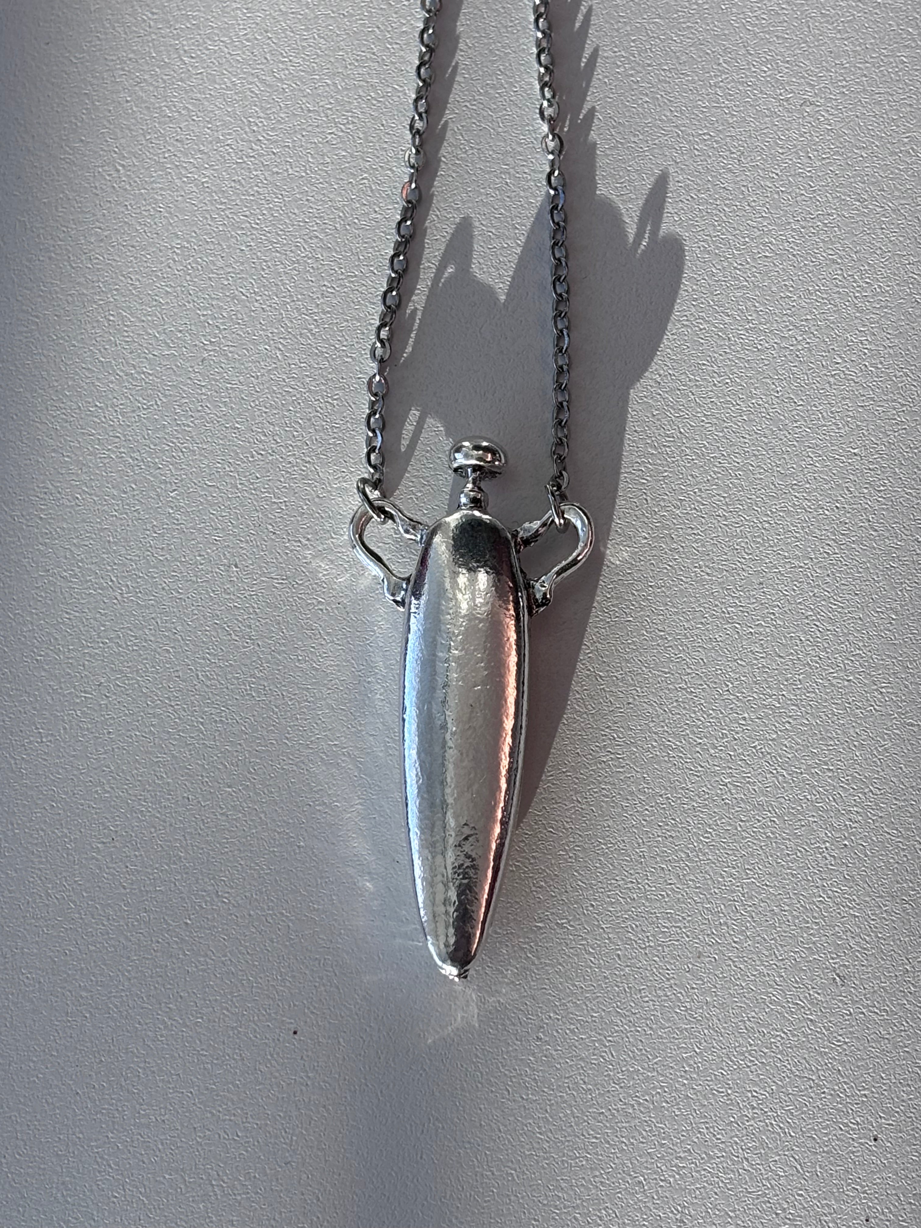 Perfume Bottle Necklace