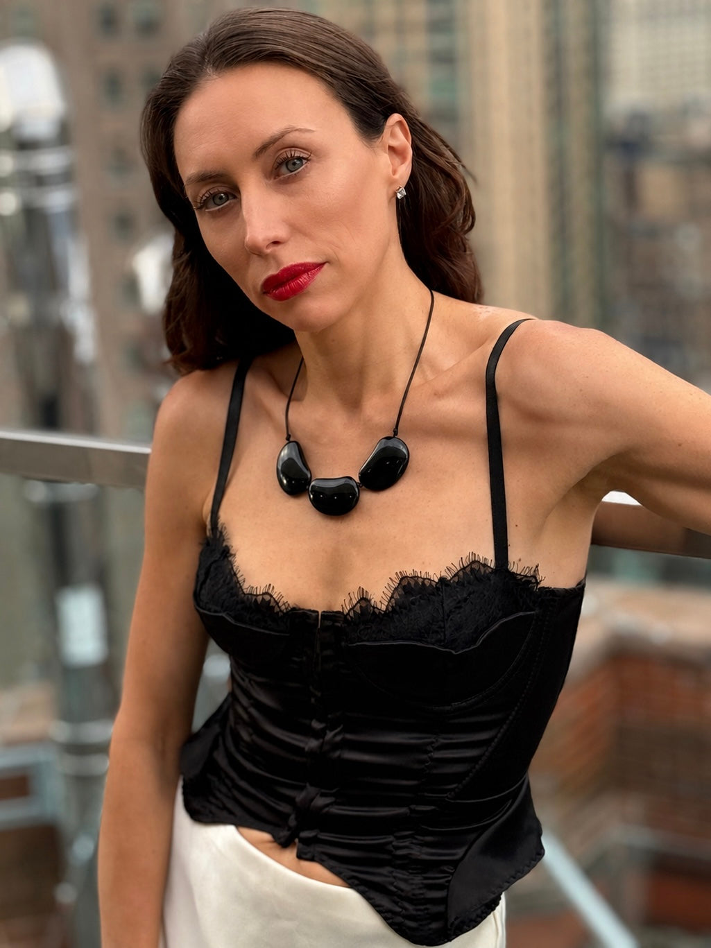 Three Beans Design Necklace