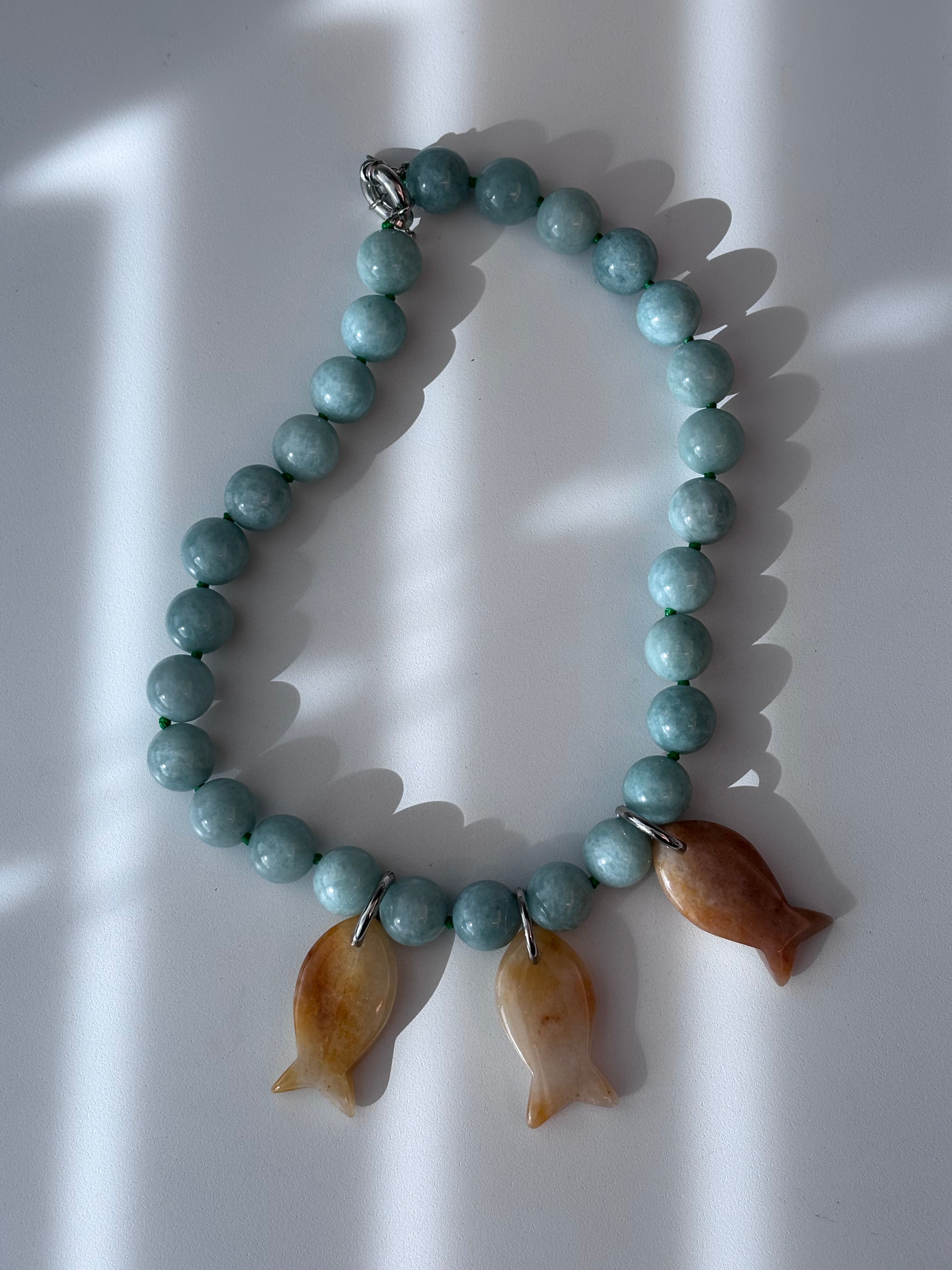 Jade Fish Necklace