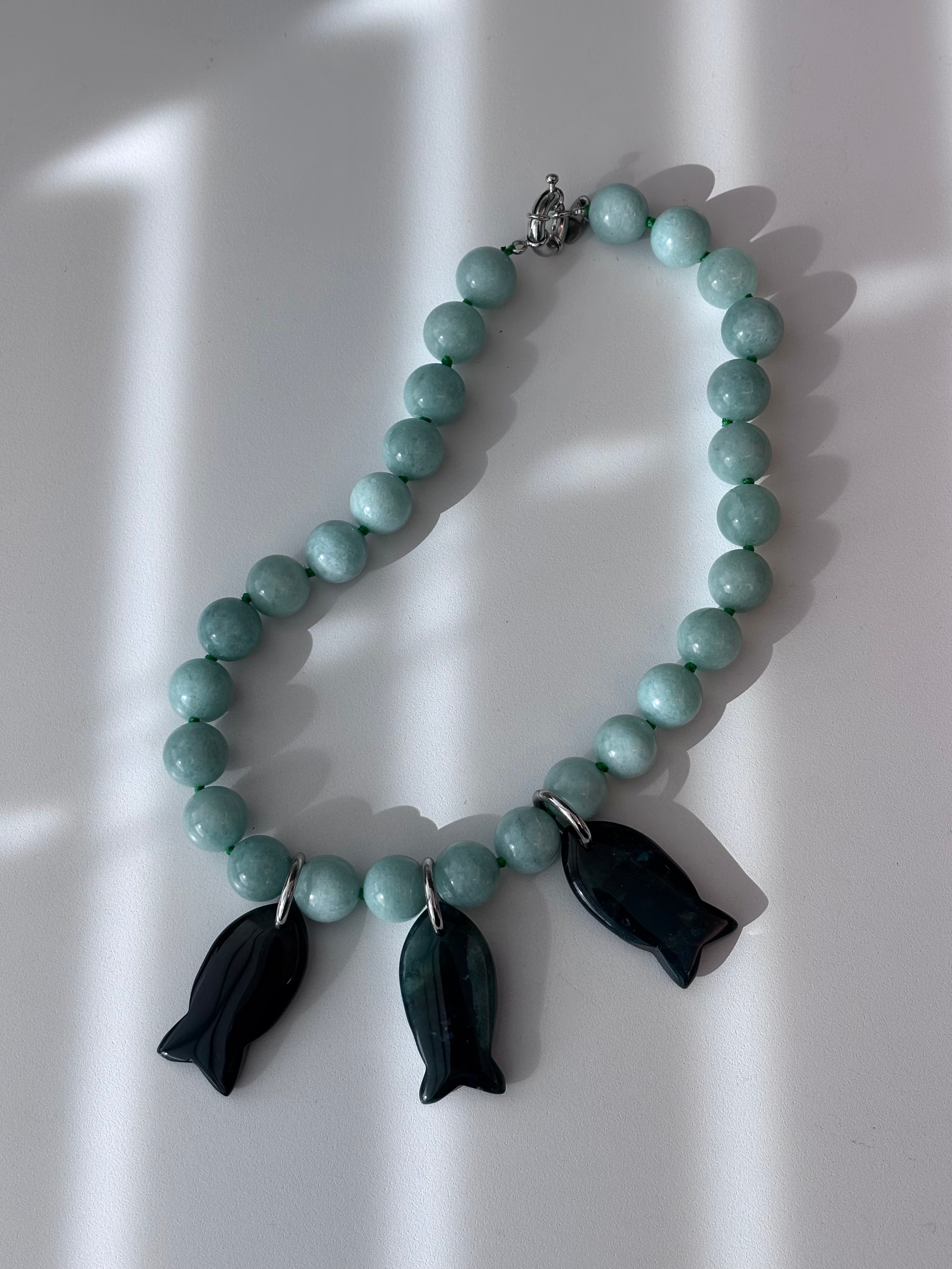 Jade Fish Necklace