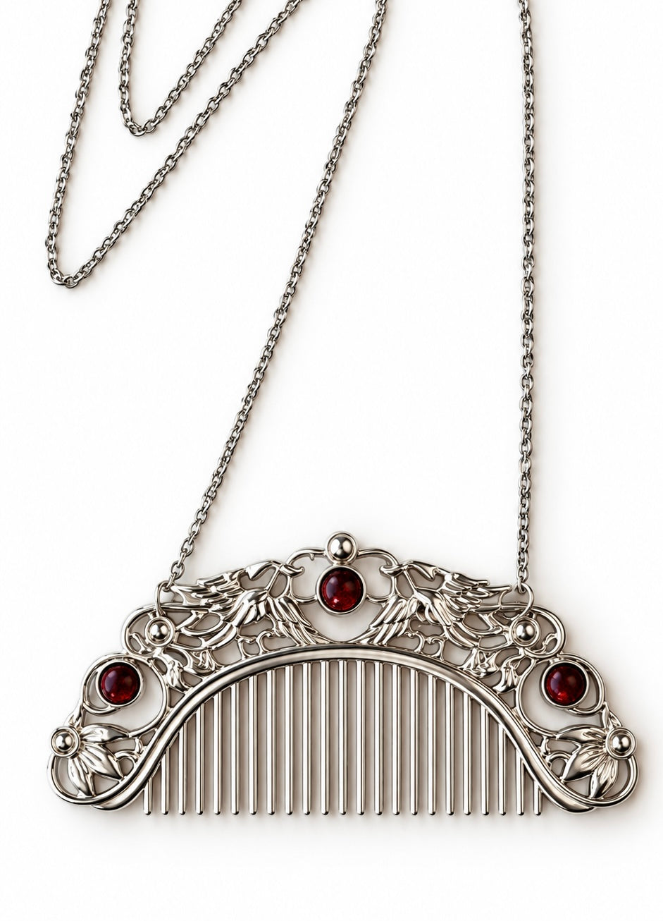 Hair Comb Necklace